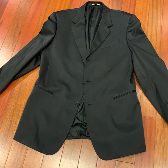 Men’s Donna Karen blazer size 44 black - Picture 1 of 5